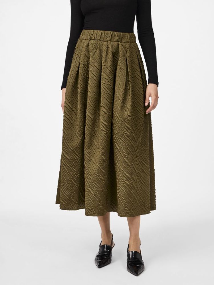 YASCAMIE HW ANKLE SKIRT S. 298838 Chocolat