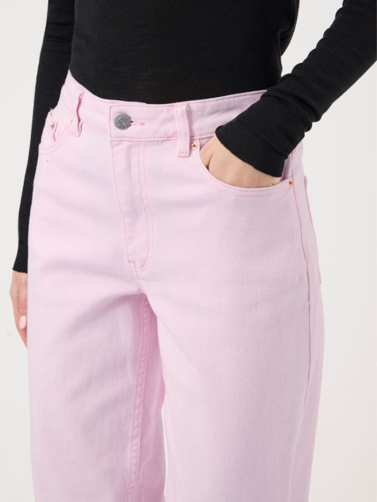 YASPIRA HW STRAIGHT PINK JEANS 220030 Ballerin