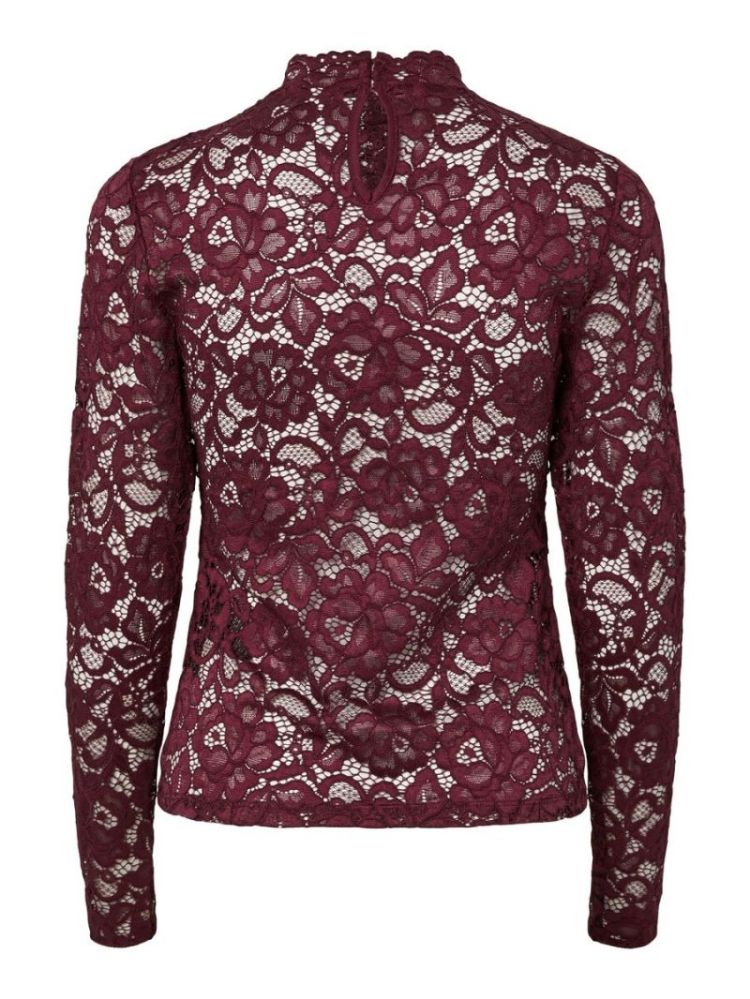YASLACEY LS LACE TOP S. NOOS 190945 Port Roy