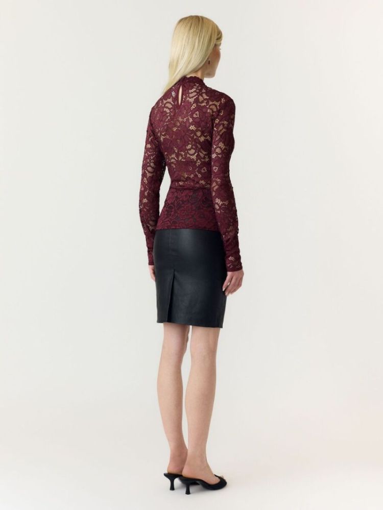 YASLACEY LS LACE TOP S. NOOS 190945 Port Roy