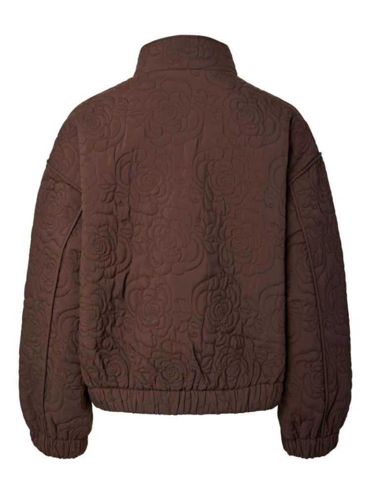 YASFIPURA LS QUILTED JACKET S. 298838 Chocolat