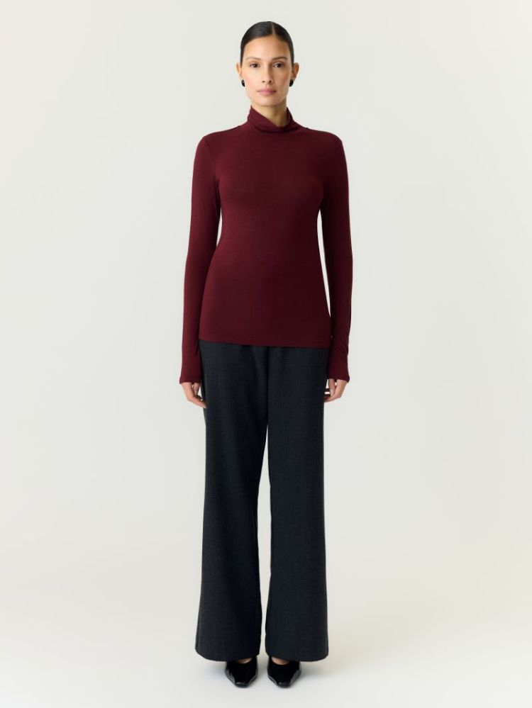 YASWOOLAN LS HIGH NECK TOP 226096 Fig