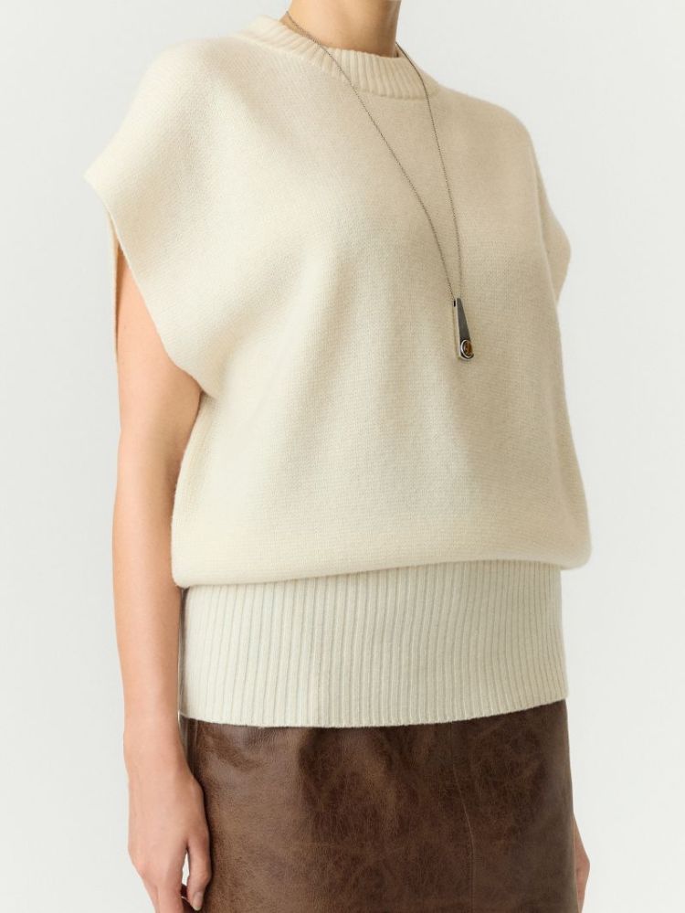 YASESLI SL WOOL BLEND KNIT VES 208930 Pristine