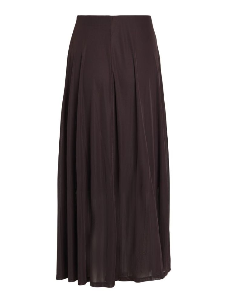 VIKARFA HW MIDI SKIRT 196326 Coffee B