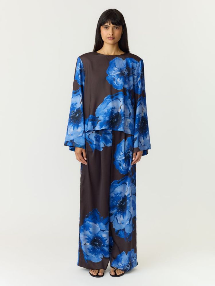 YASARLENE HW PANT S. - SHOW 298838001 Choco